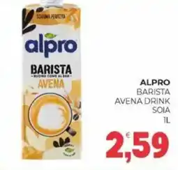 Eté Alpro barista avena drink soia offerta