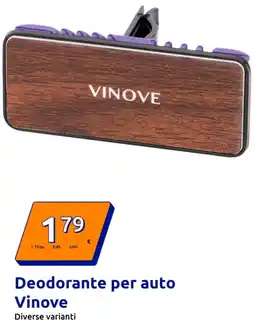 Action Deodorante per auto Vinove offerta