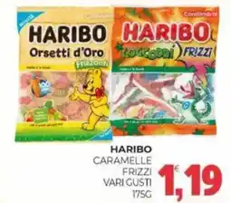 Eté Haribo caramelle frizzi vari gusti offerta