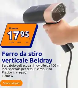 Action Ferro da stiro verticale Beldray offerta