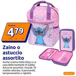 Action Zaino o astuccio assortito offerta