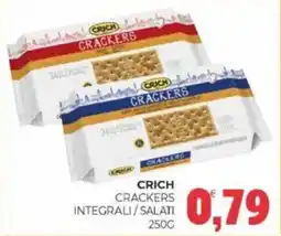 Eté Crich crackers integrali/salati offerta