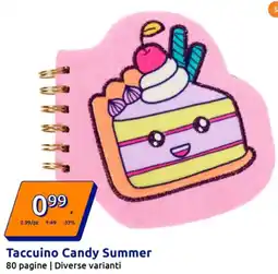Action Taccuino Candy Summer offerta
