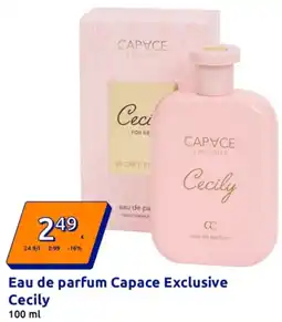 Action Eau de parfum Capace Exclusive Cecily offerta