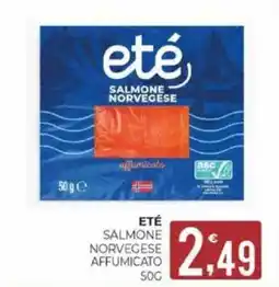 Eté Eté salmone norvegese affumicato offerta
