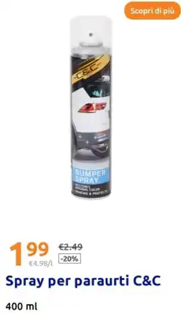 Action Spray per paraurti C&C offerta