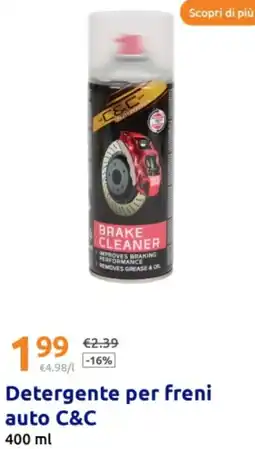 Action Detergente per freni auto C&C offerta