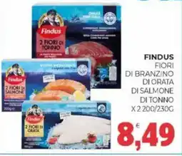 Eté Findus fiori di branzino di orata di salmone di tonno offerta