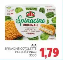 Eté Aia spinacine cotolette pollo/spinaci offerta