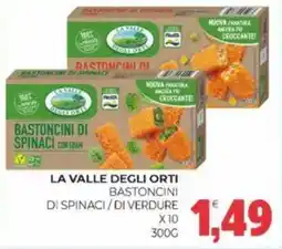 Eté La valle degli orti bastoncini di spinaci/di verdure offerta
