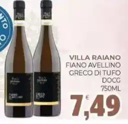 Eté Villa raiano fiano avellino greco di tufo docg offerta