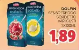 Eté Dolfin sensofreddo sorbetto vari gusti offerta