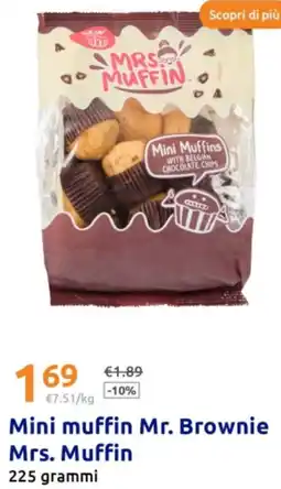 Action Mini muffin Mr. Brownie Mrs. Muffin offerta