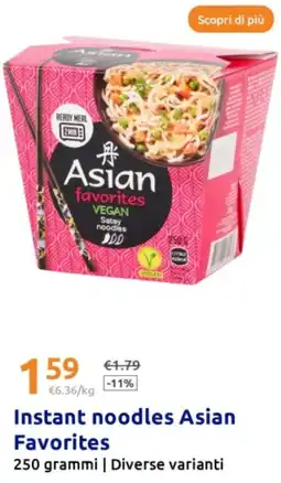 Action Instant noodles Asian Favorites offerta