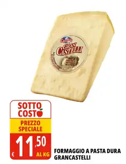 Tigros Formaggio a pasta dura grancastelli offerta