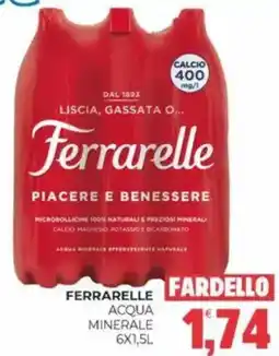 Eté Ferrarelle acqua minerale offerta