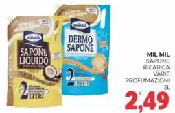 Mil mil sapone ricarica varie profumazioni