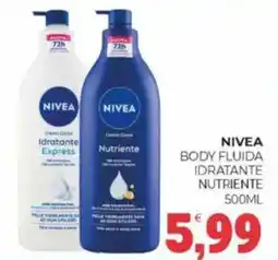 Eté Nivea body fluida idratante nutriente offerta