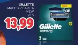 Eté Gillette mach 3 ricarica new pz.5 offerta