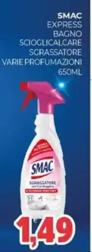 Eté Smac express bagno scioglicalcare sgrassatore varie profumazioni offerta