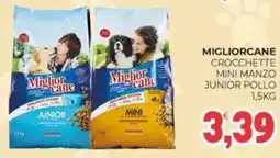 Eté Migliorcane crocchette mini manzo junior pollo offerta