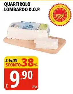 Tigros Quartirolo lombardo D.O.P. offerta