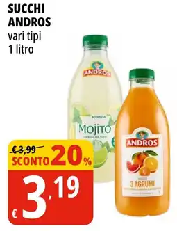 Tigros Succhi ANDROS vari tipi offerta