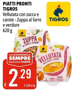 Tigros Piatti pronti TIGROS offerta