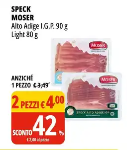 Tigros Speck MOSER offerta