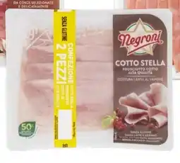 Tigros Prosciutto cotto alta qualità NEGRONI offerta