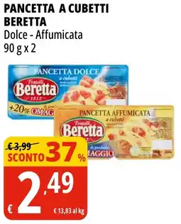 Tigros Pancetta a cubetti BERETTA offerta
