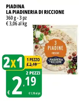 Tigros Piadina la piadineria di riccione offerta