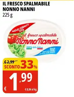 Tigros Il fresco spalmabile NONNO NANNI offerta