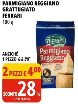 Tigros Parmigiano reggiano grattugiato FERRARI offerta