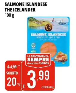 Tigros Salmone islandese THE ICELANDER offerta