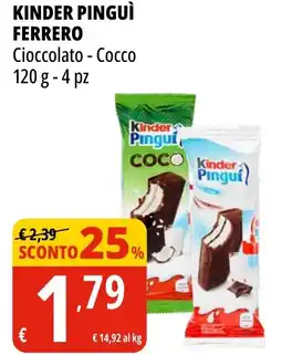 Tigros Kinder pinguì FERRERO offerta