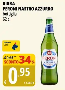 Tigros Birra PERONI nastro azzurro offerta