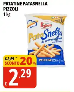 Tigros Patatine patasnella PIZZOLI offerta