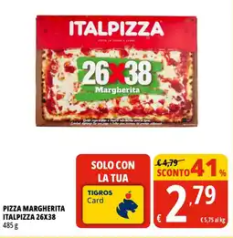 Tigros Pizza margherita ITALPIZZA 26X38 offerta