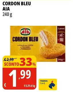 Tigros Cordon bleu ΑΙΑ offerta