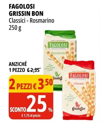 Tigros Fagolosi GRISSIN BON offerta