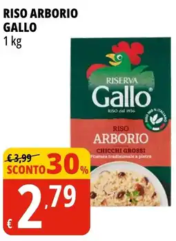 Tigros Riso arborio GALLO offerta