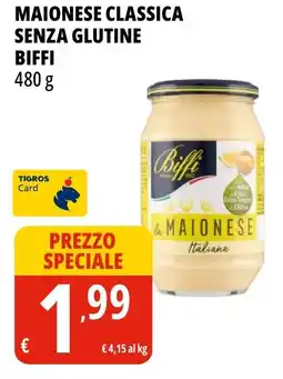 Tigros Maionese classica senza glutine BIFFI offerta
