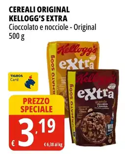 Tigros Cereali original KELLOGG'S EXTRA offerta