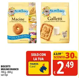 Tigros Biscotti MULINO BIANCO offerta