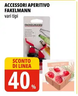 Tigros Accessori aperitivo FAKELMANN offerta