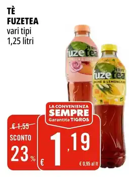 Tigros Tè FUZETEA vari tipi offerta