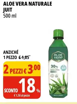 Tigros Aloe vera naturale JUIT offerta