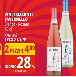 Tigros Vini frizzanti TAVERNELLO offerta