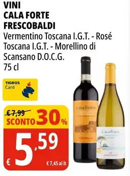 Tigros Vini cala forte FRESCOBALDI offerta